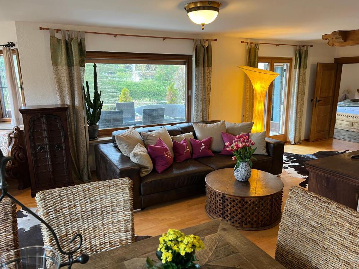 Alpen Suite Tegernsee - Grosse Sonnenterasse Und Idyllischer Garten Bad Wiessee Exterior photo
